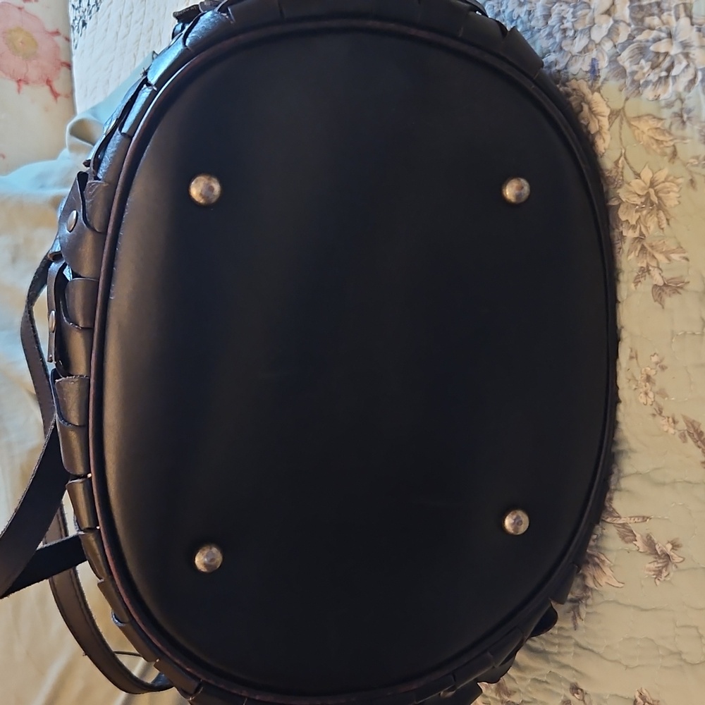 PATRICIA NASH Black Twisted Braid Mizzana Bag Used But Still Stunning! - Picture 9 of 12